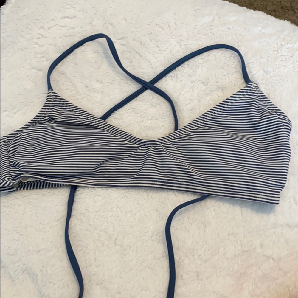 Striped Bikini Top